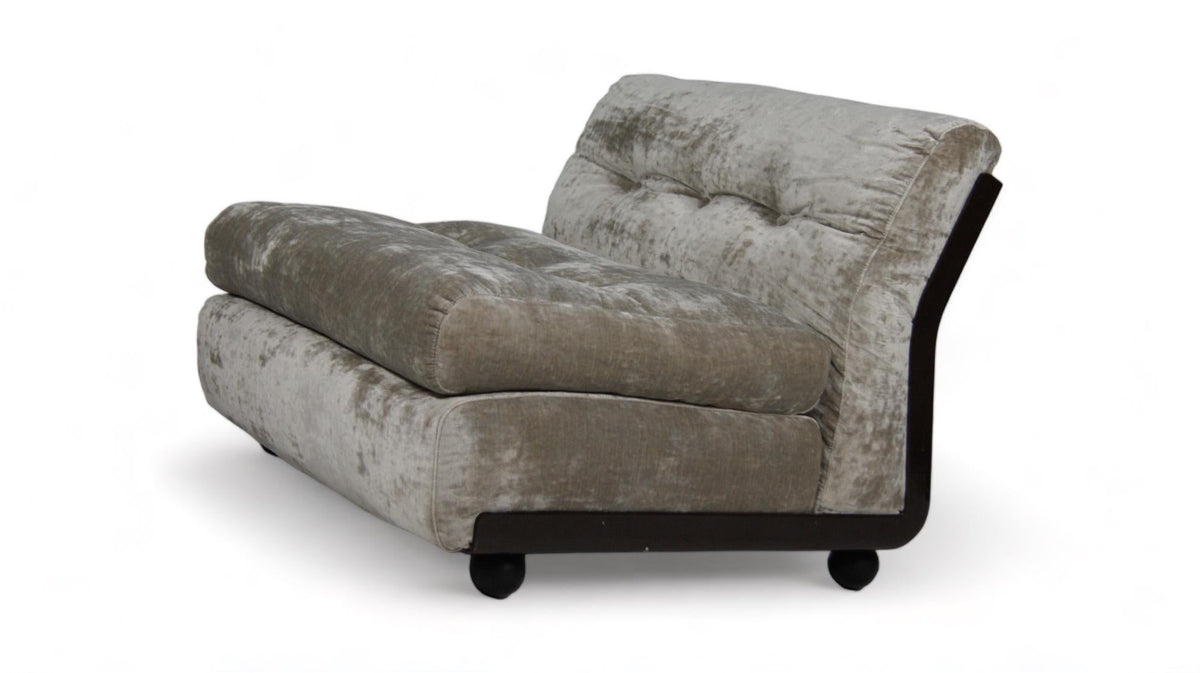 Amanta Modular Sofa by Mario Bellini for B&B Italia, Velvet, 1970s