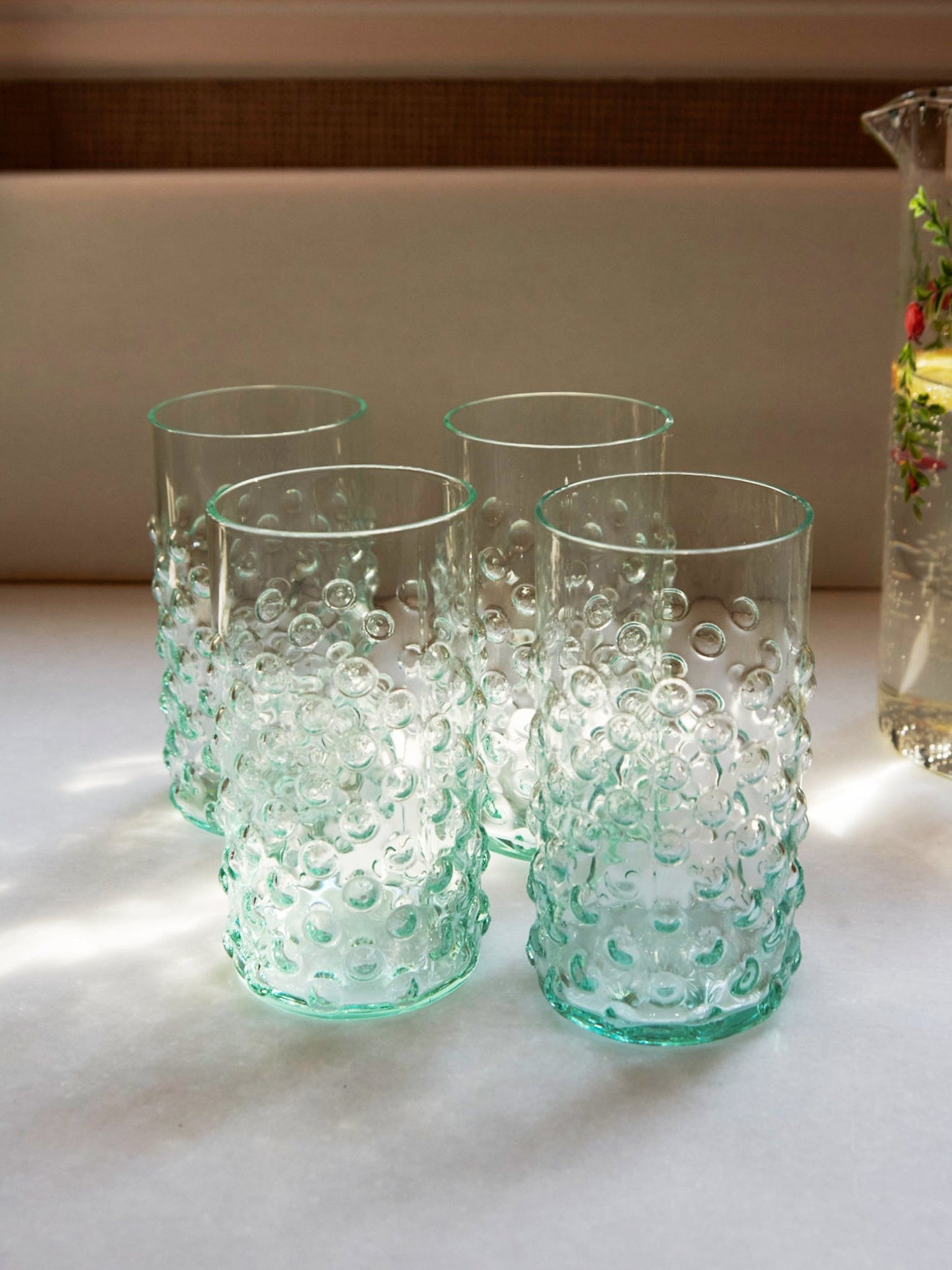 GLASS BLUE (PACK OF 4) - House of Quintana