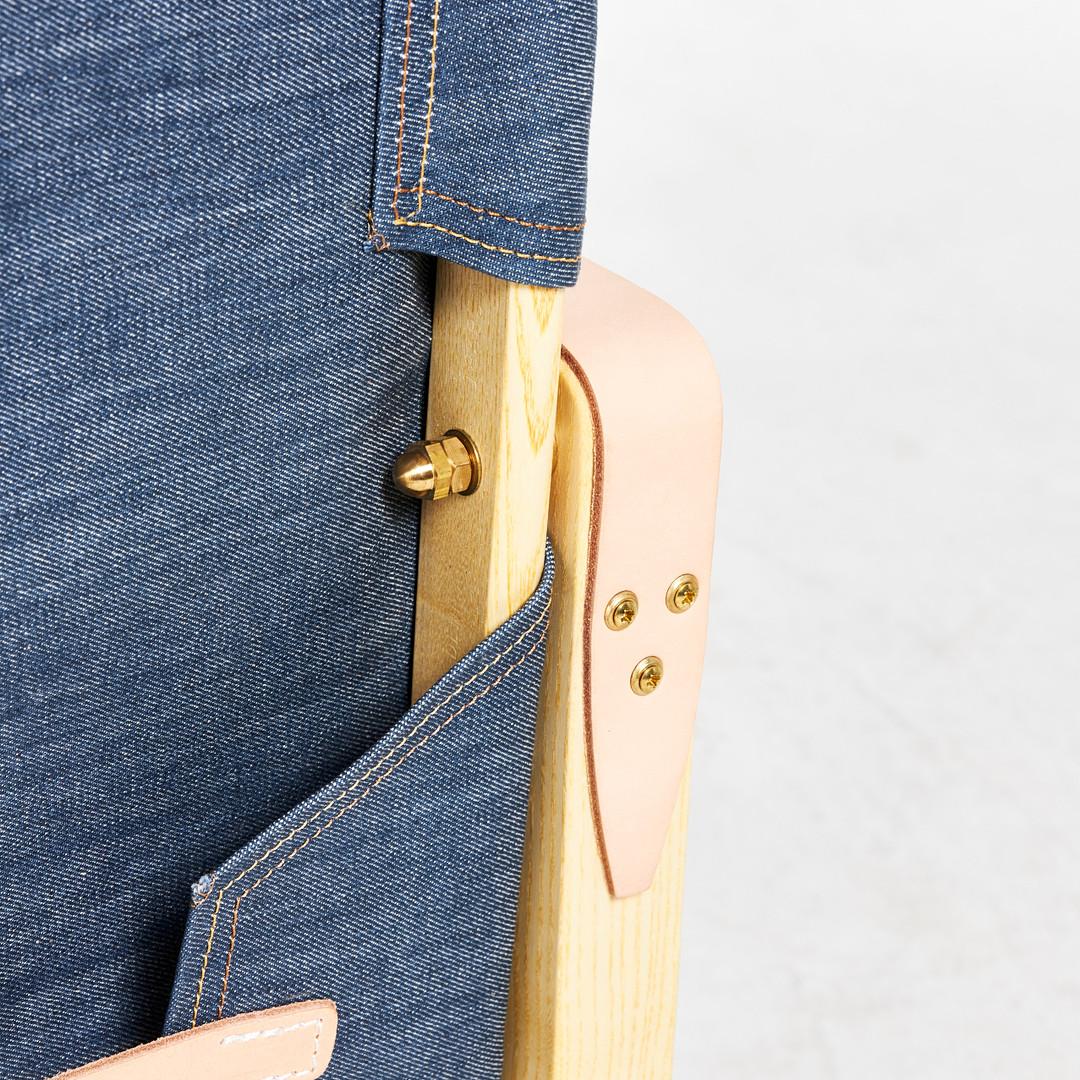 Safari Chair in Denim, Kaare Klint Special Edition