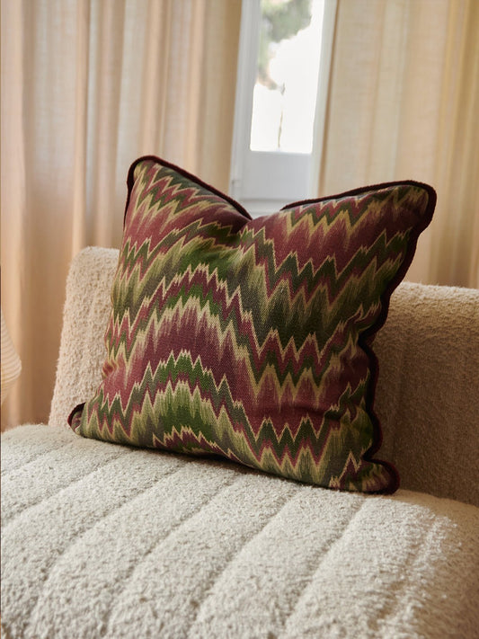 PILLOW HERRINGBONE PURPLE - House of Quintana