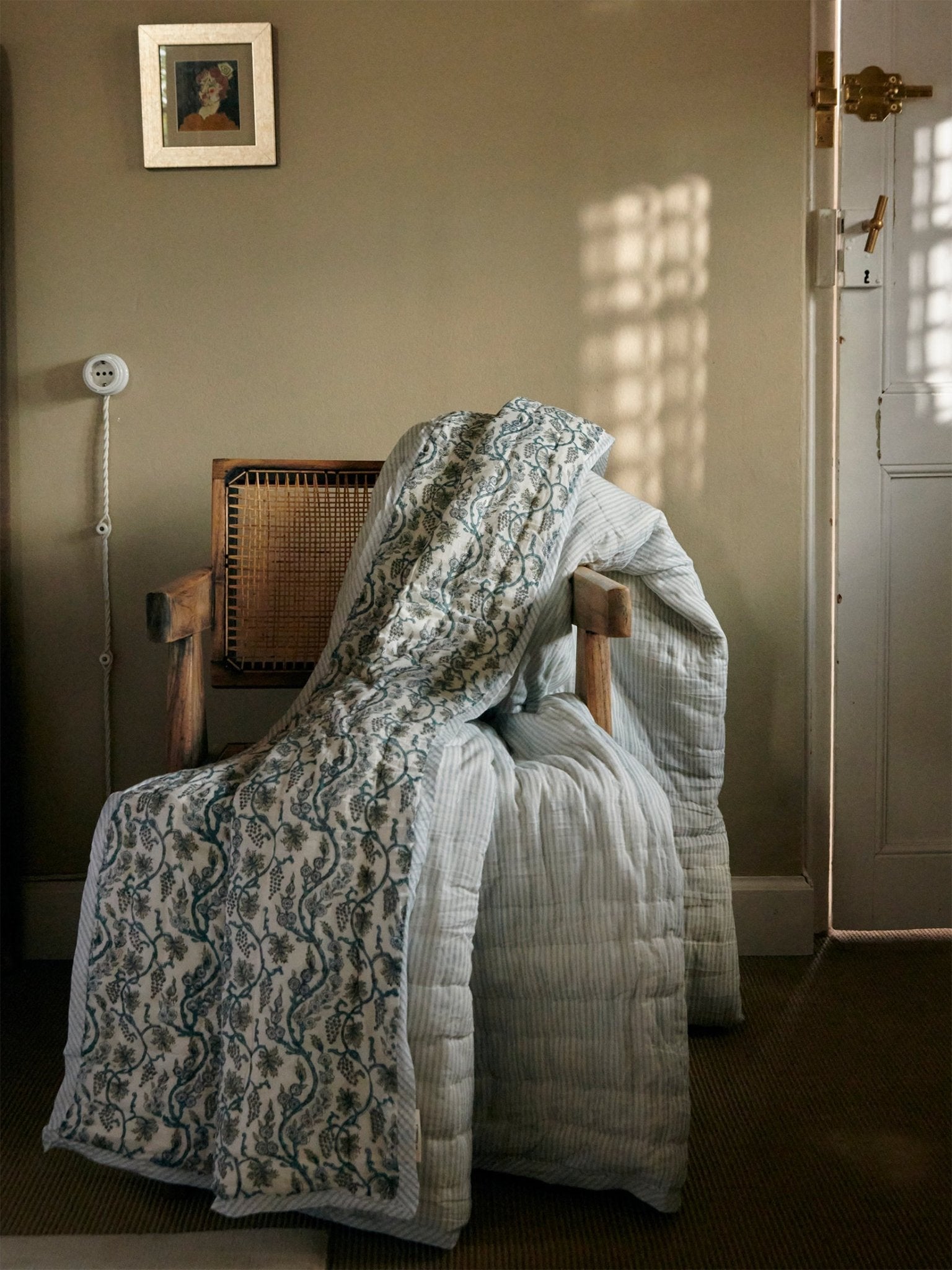 QUILT COTTON LIGH BLUE PRINTS - House of Quintana