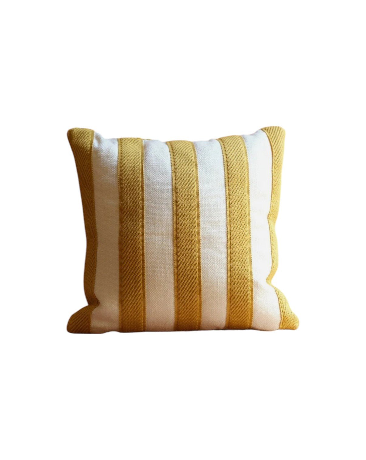 STRIPED MUSTARD PILLOW - House of Quintana