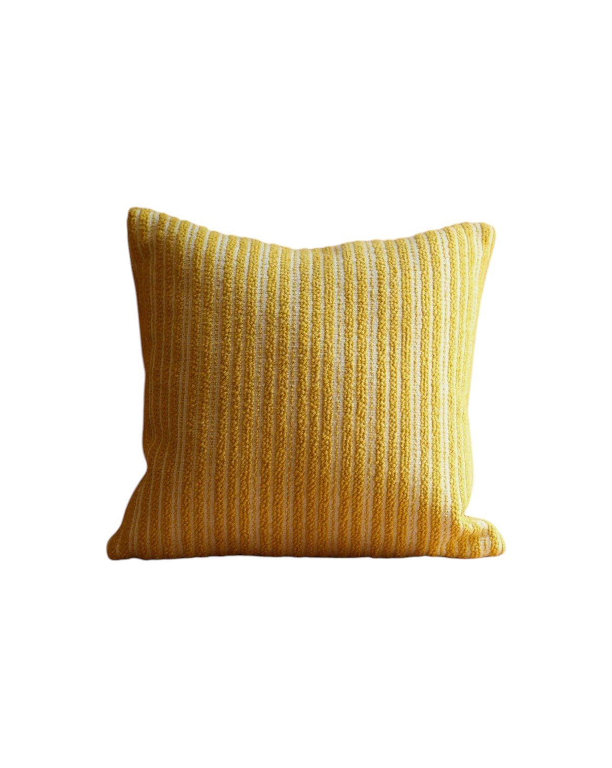 STRIPED MUSTARD PILLOW - House of Quintana
