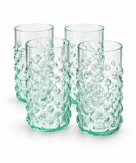 GLASS BLUE (PACK OF 4)