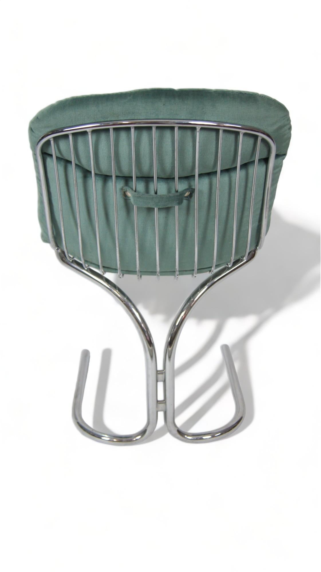 Set of 6 Dining Chairs Attributed to Gastone Rinaldi for Rima Padova, 1970s