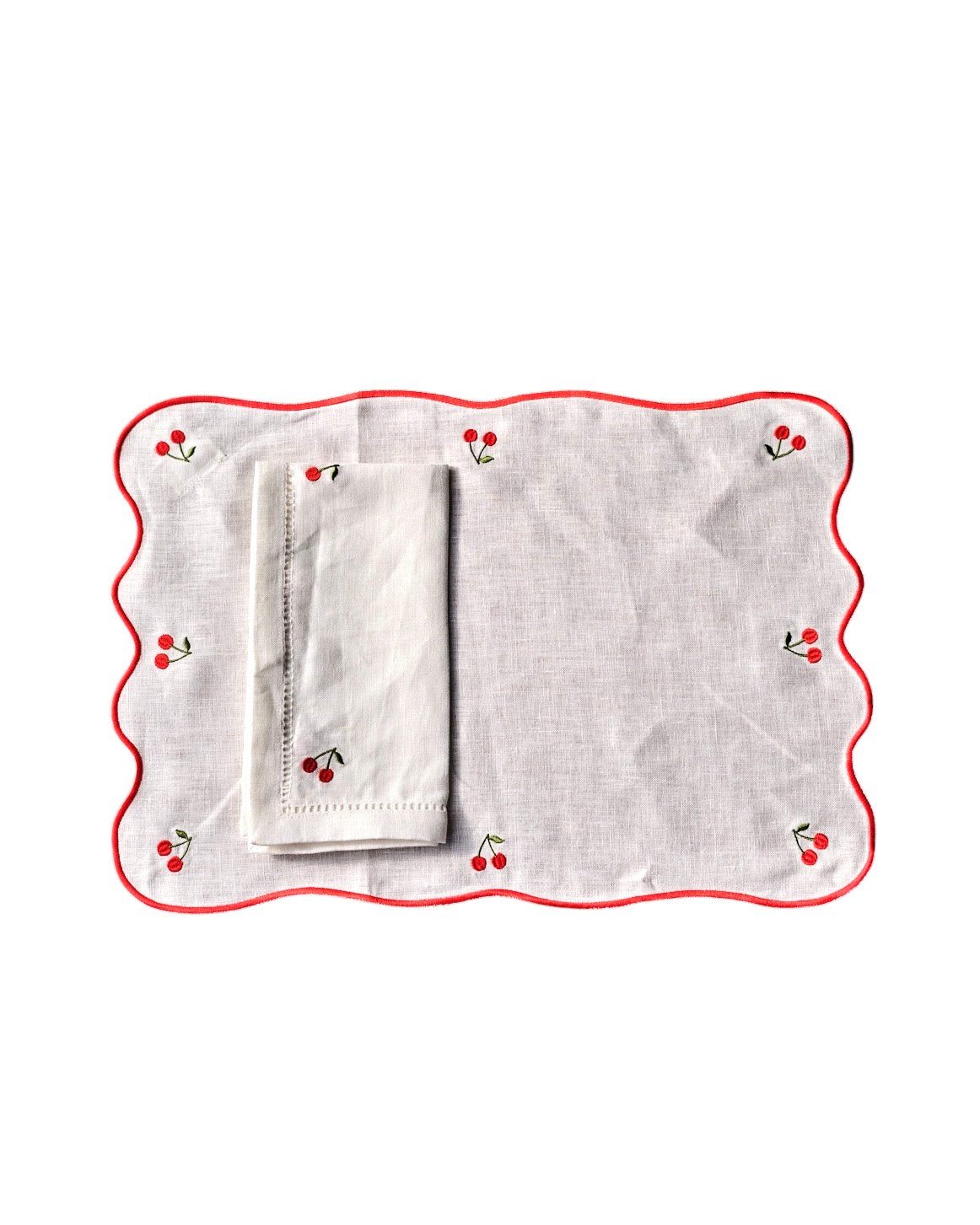 CHERRIES LINEN PLACEMAT - House of Quintana