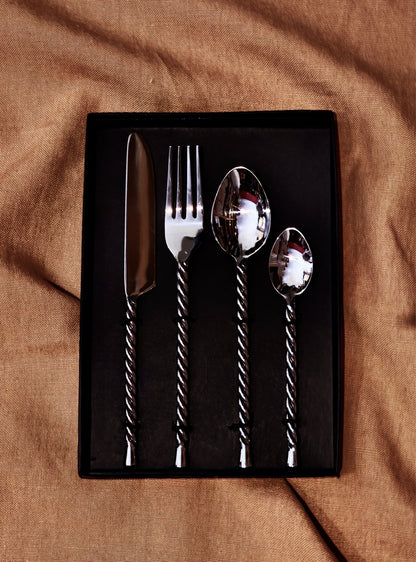 CUTLERY SET TWIRL - House of Quintana