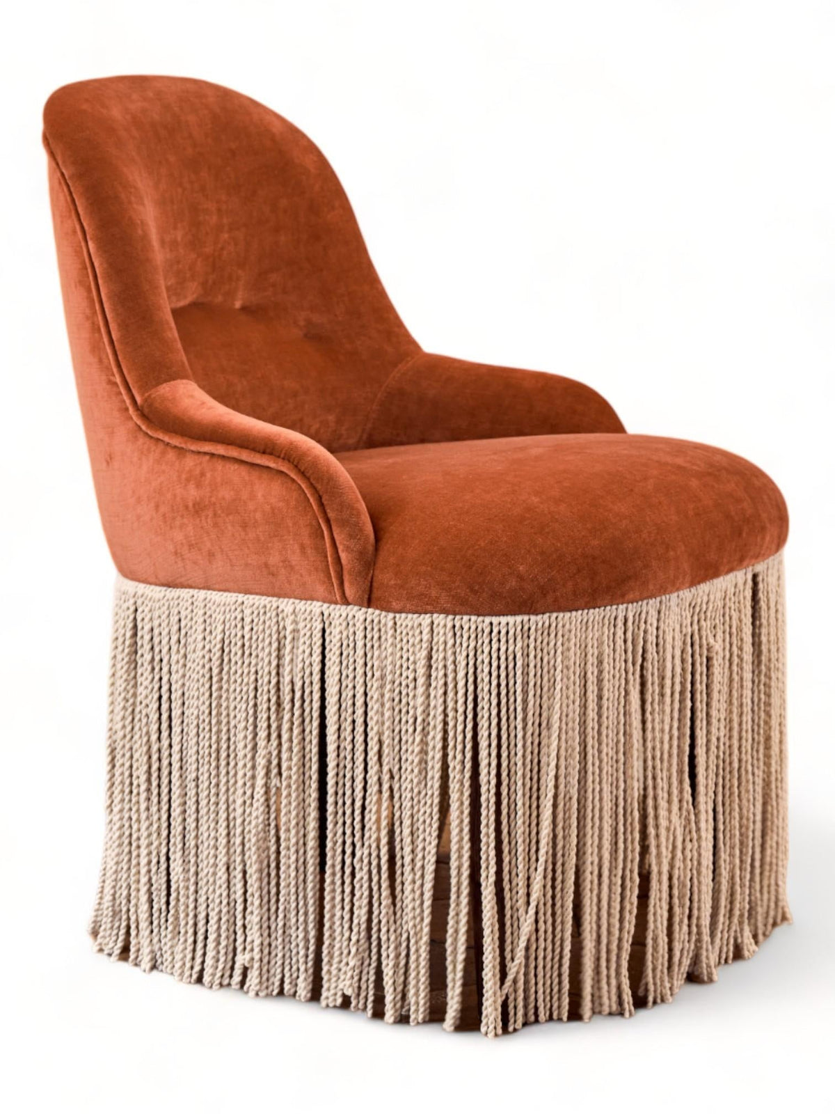 Flecos upholstered dining armchair