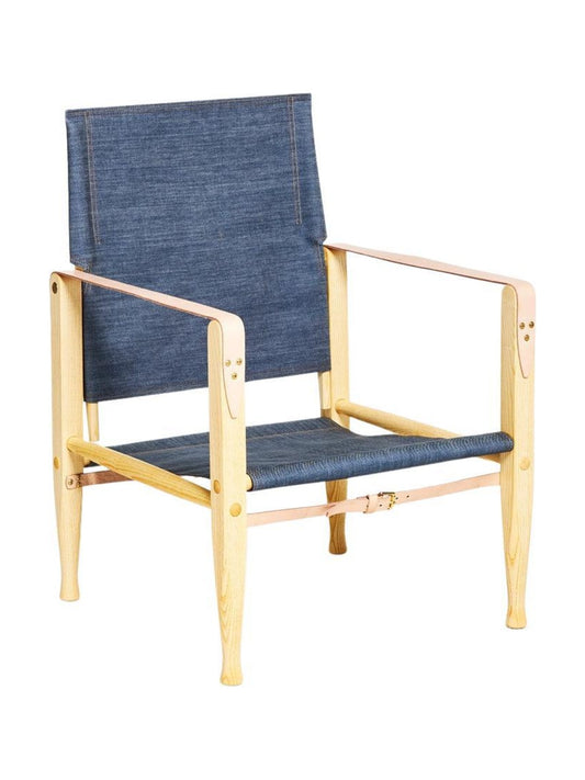 Safari Chair in Denim, Kaare Klint Special Edition