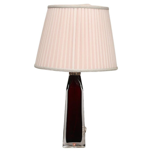 Crystal Table Lamp by Carl Fagerlund for Orrefors, 1960s