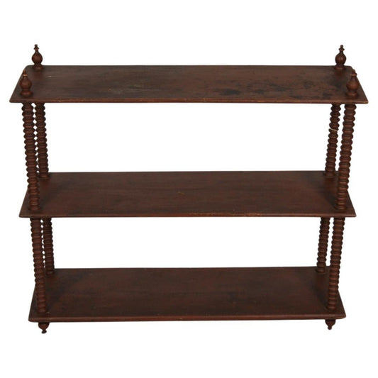 Antique French Walnut Shelf, 19th Century