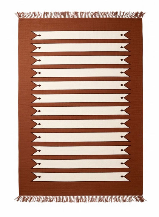 HANDWOVEN STRIPED RUG - House of Quintana