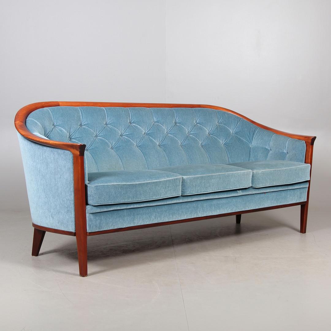Aristokrat Teak Sofa by Bertil Fridhagen, 1960