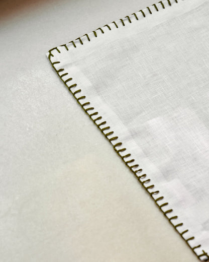 LINEN PLACEMAT WITH STITCHING - House of Quintana