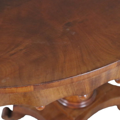 OVAL MAHOGANY SIDE TABLE CIRCA 1850 - House of Quintana