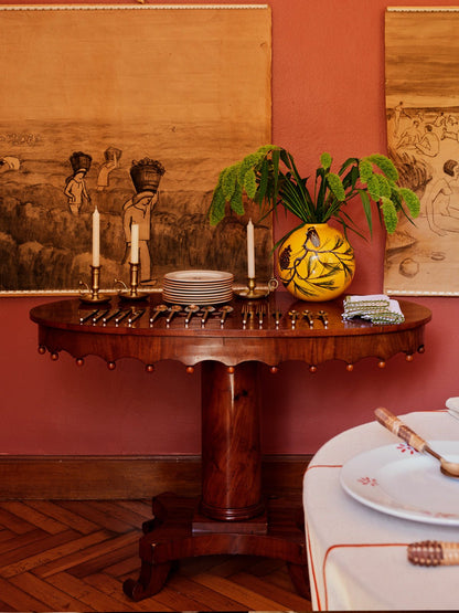 OVAL MAHOGANY SIDE TABLE CIRCA 1850 - House of Quintana