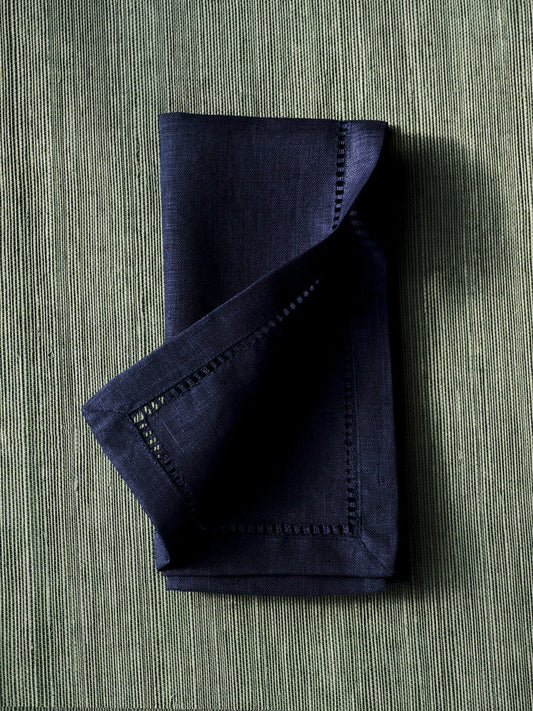 PAIR OF LINEN NAPKIN DEEP BLUE - House of Quintana