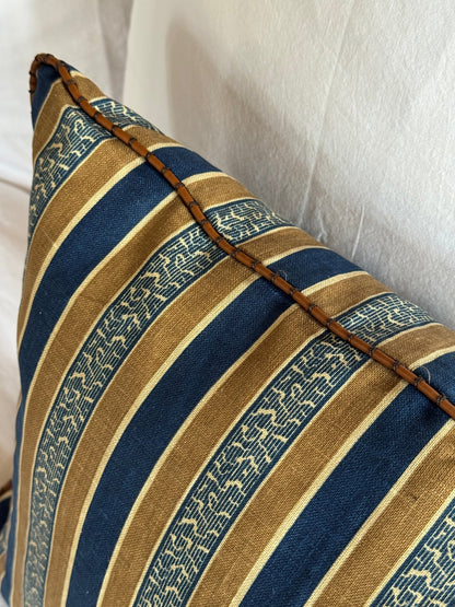 PILLOW STRIPE BLUE - House of Quintana