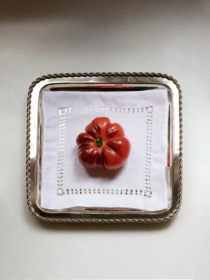 TWIRL TRAY BIG WITH LINEN NAPKIN